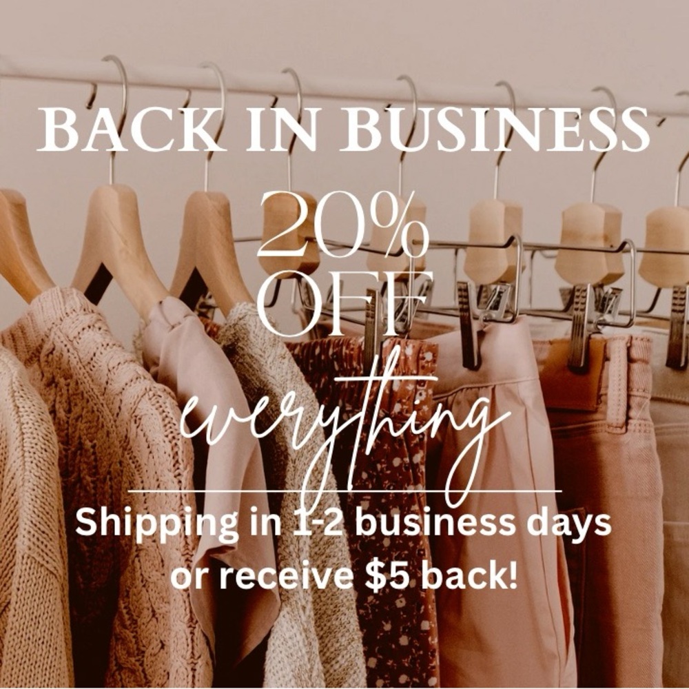 Back in business and making space for the new inventory!!